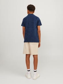 Jack & Jones Vanlig T-skjorte For gutter -Navy Blazer - 12263214