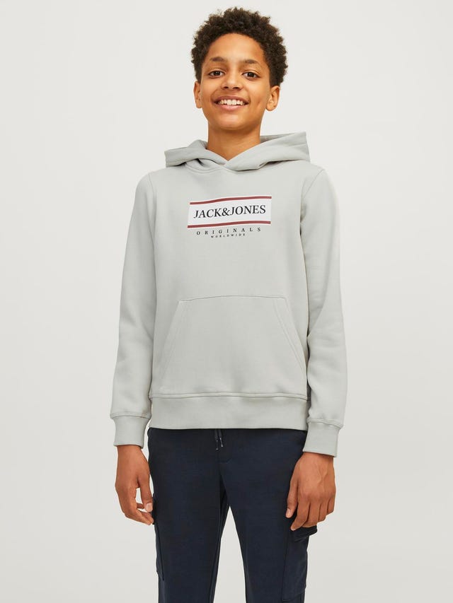 Jack & Jones Logo Kapuzenpullover Für jungs - 12263243