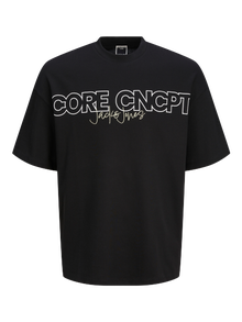 Jack & Jones Junior Painettu T-paita -Black - 12263245