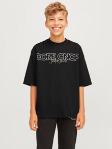 Jack & Jones Junior Painettu T-paita -Black - 12263245