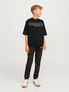 Jack & Jones Junior Painettu T-paita -Black - 12263245