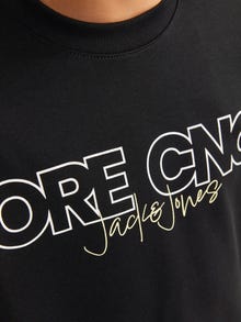 Jack & Jones Printed T-shirt Junior -Black - 12263245