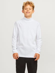 Jack & Jones Effen Longsleeved T-shirt Junior -Bright White - 12263252