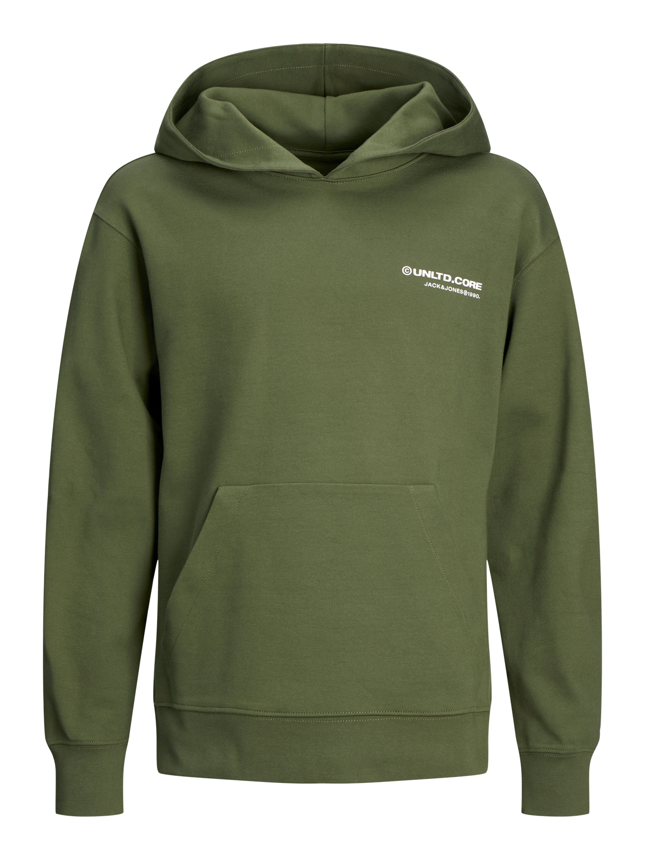 Jack & Jones Hoodie Estampar Para meninos -Cypress - 12263302