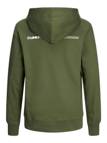 Jack & Jones Sudadera con capucha Estampado Para chicos -Cypress - 12263302