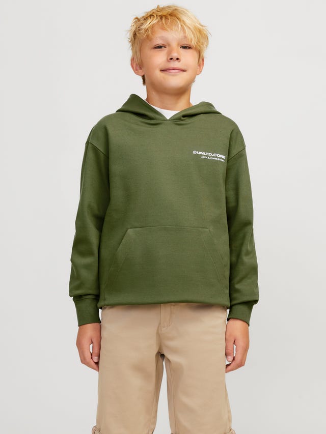 Jack & Jones Hoodie Estampar Para meninos - 12263302