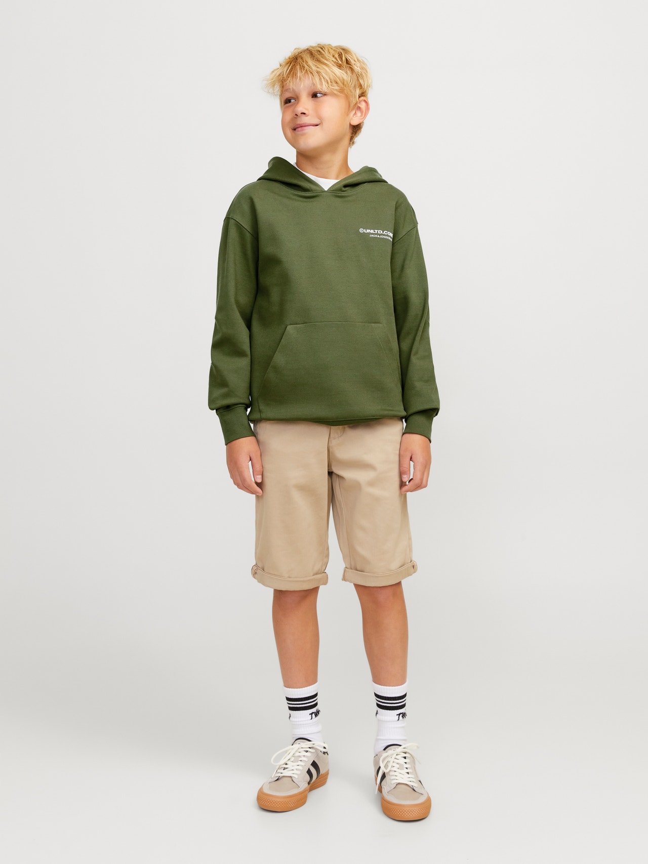 Jack & Jones Felpa con cappuccio Stampato Per Bambino -Cypress - 12263302