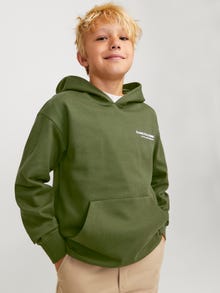 Jack & Jones Hoodie Estampar Para meninos -Cypress - 12263302