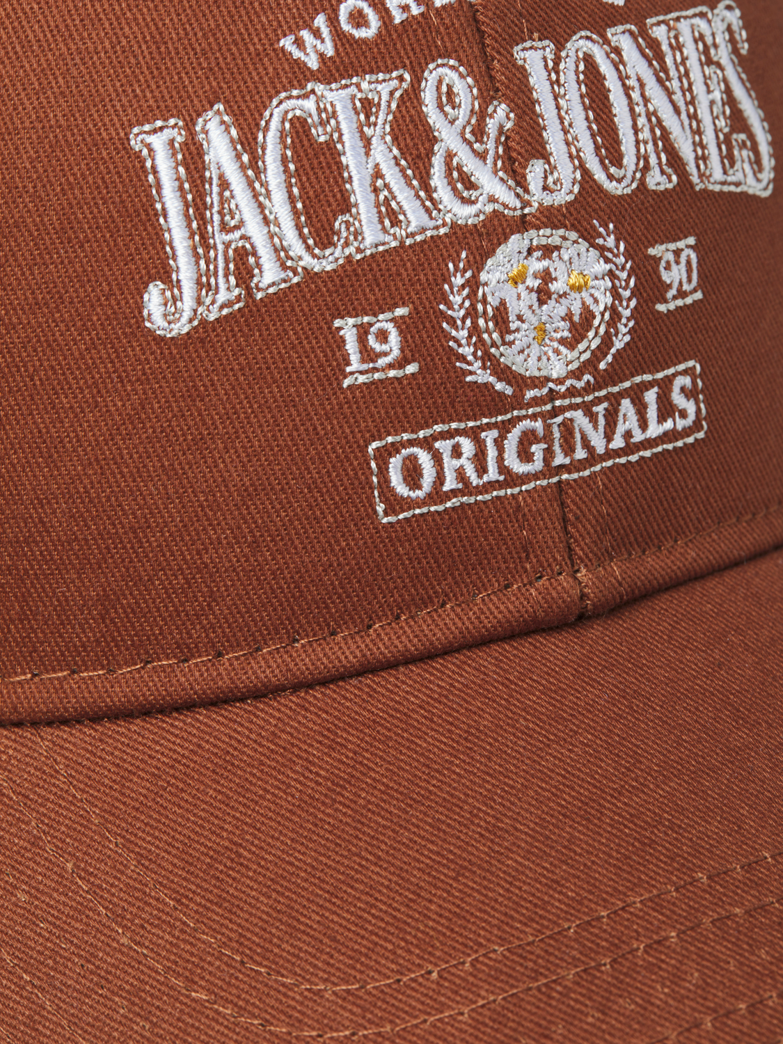 Jack & Jones Czapka bejsbolówka -Copper Brown - 12263304