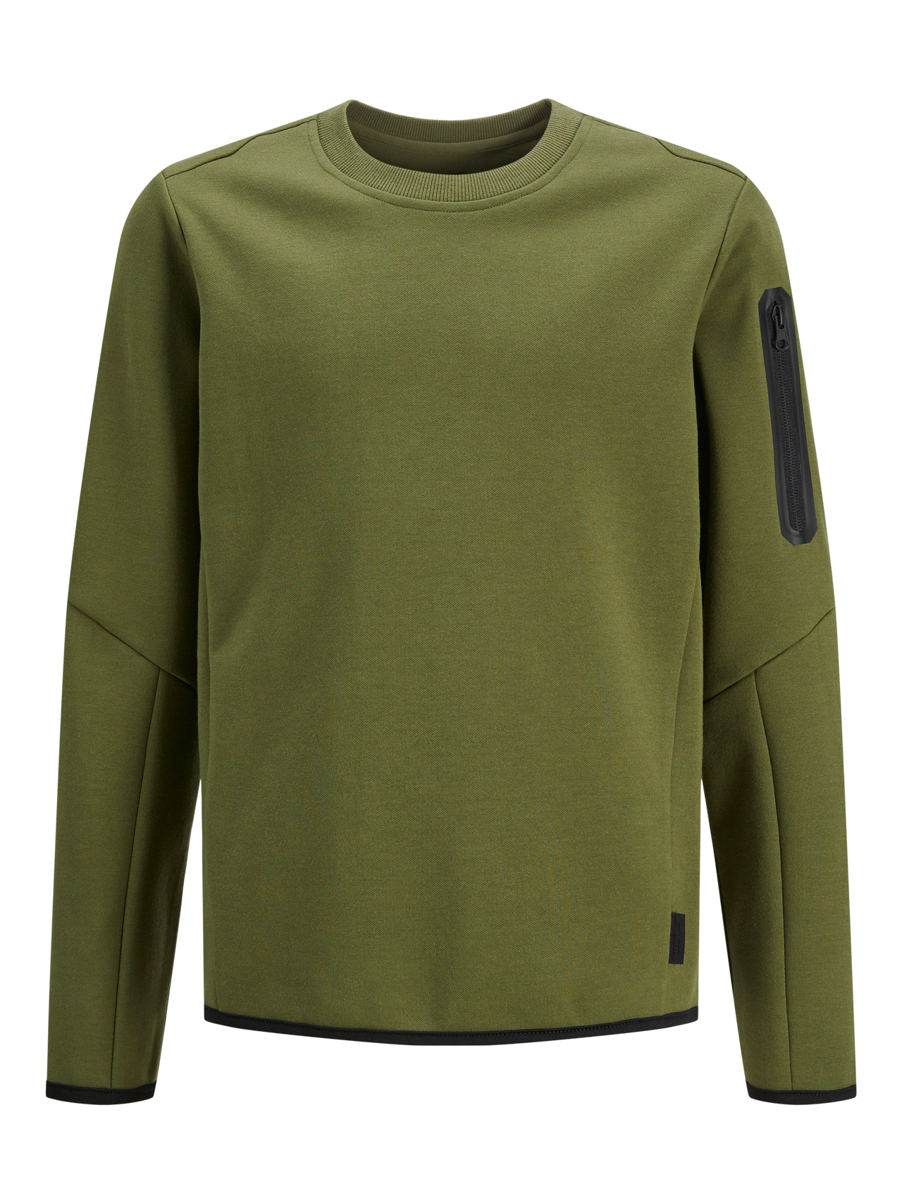 Jack & Jones Ensfarvet Sweatshirt med rund hals Til drenge -Cypress - 12263320