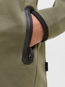 Jack & Jones Enfärgat Hoodie med blixtlås Junior -Grape Leaf - 12263334