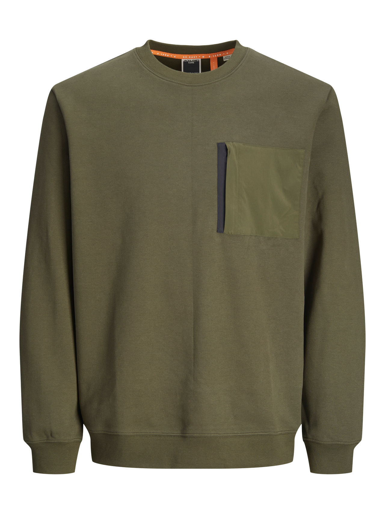 Plain green sweatshirt sales