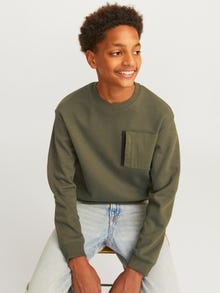Jack & Jones Effen Sweatshirt Junior -Forest Night - 12263336