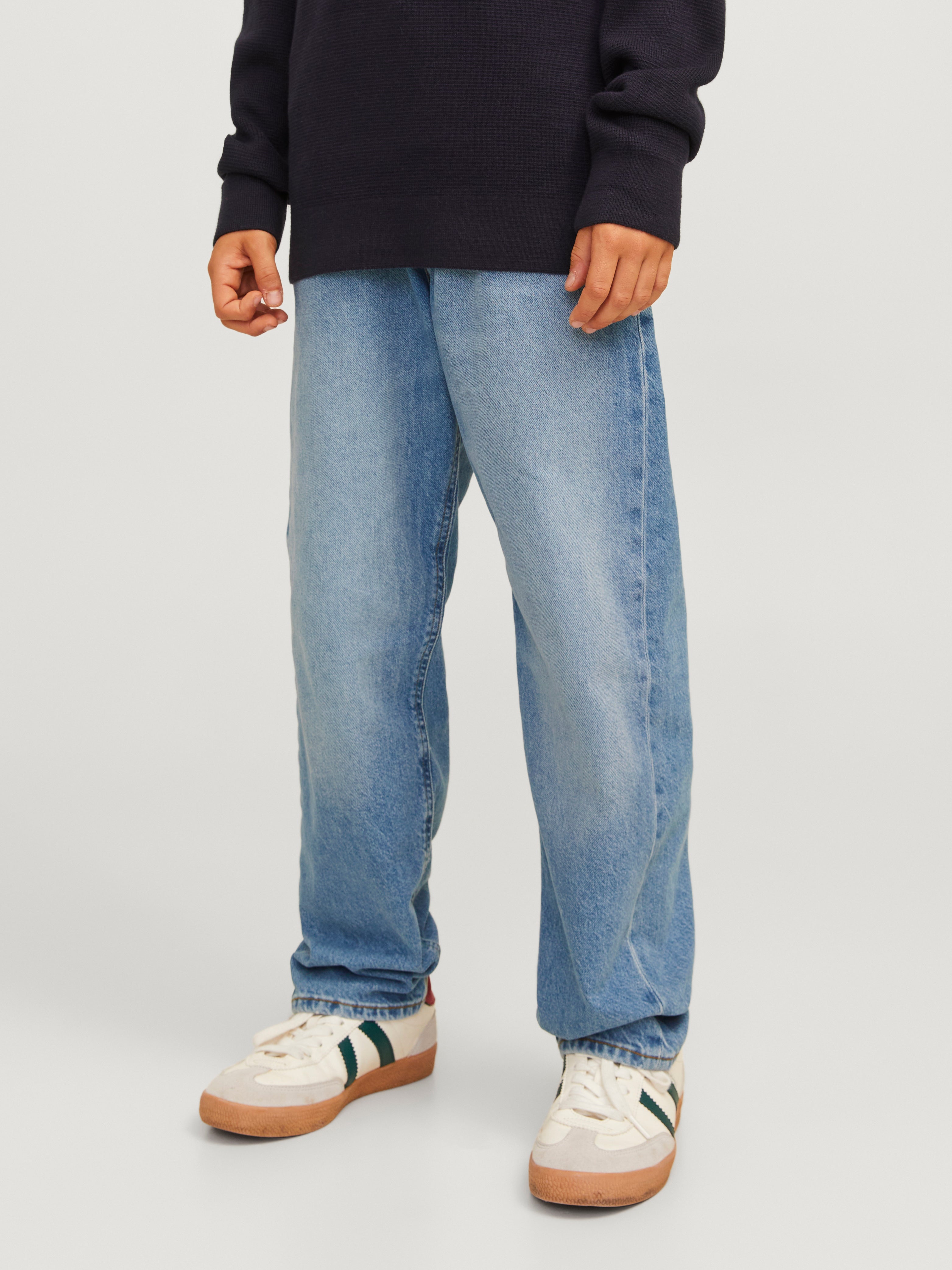 JACK & JONES Boy Relaxed Fit Jeans JJICHRIS JJORIGINAL SQ 853 NOOS JNR Relaxed Fit Jeans Junior, Grey denim, 158 JACK & JONES Boy Relaxed Fit Jeans JJICHRIS JJORIGINAL SQ 853 NOOS JNR Relaxed Fit Jeans Junior, Grey denim, 158