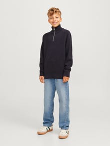 Jack & Jones JJICHRIS JJORIGINAL AT 957 JNR Laisvo kirpimo džinsai Jaunimui -Blue Denim - 12263349