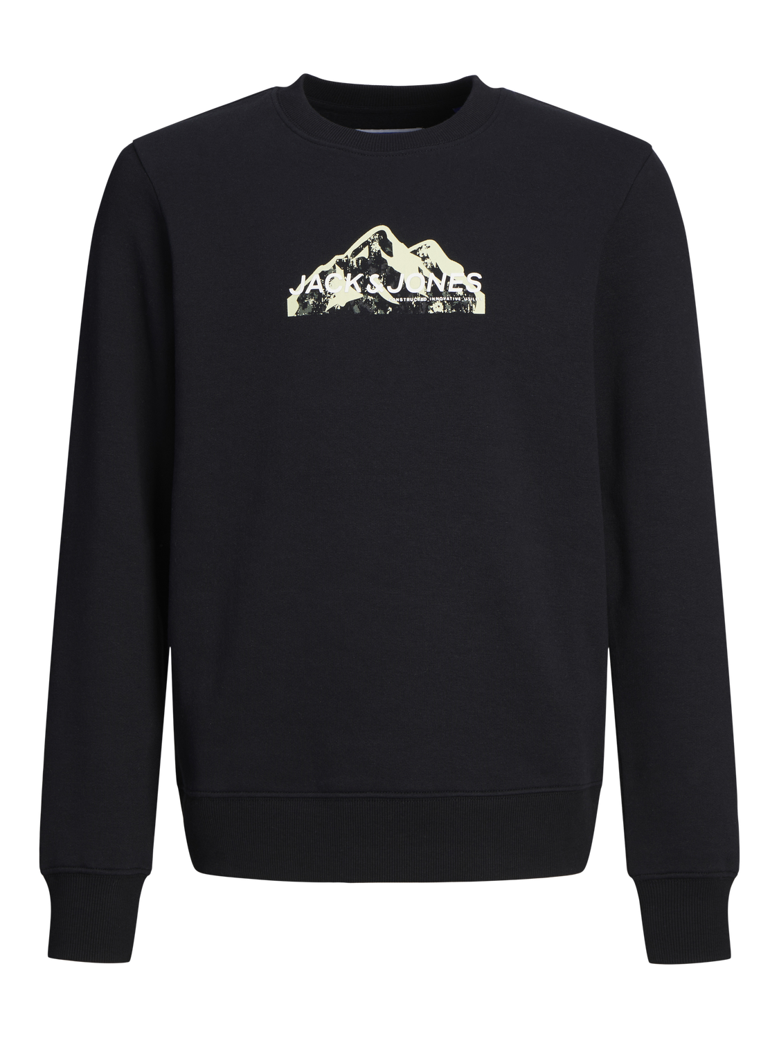 Jack & Jones Logo Sweatshirt met ronde hals Voor jongens -Black - 12263372