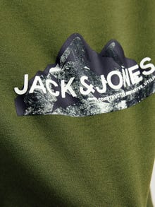 Jack & Jones Logotipas Apatinis prakaituojantis megztinis Jaunimui -Cypress - 12263372