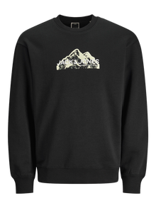 Jack & Jones Sweatshirt Logo Mini -Black - 12263373