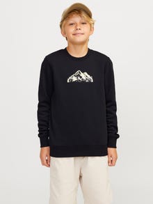 Jack & Jones Logo Sweatshirt Mini -Black - 12263373