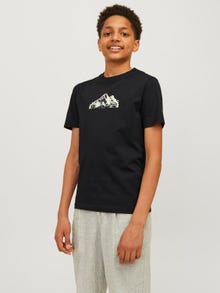 Jack & Jones Hagyományos Kerek nyak Mini Póló -Black - 12263388