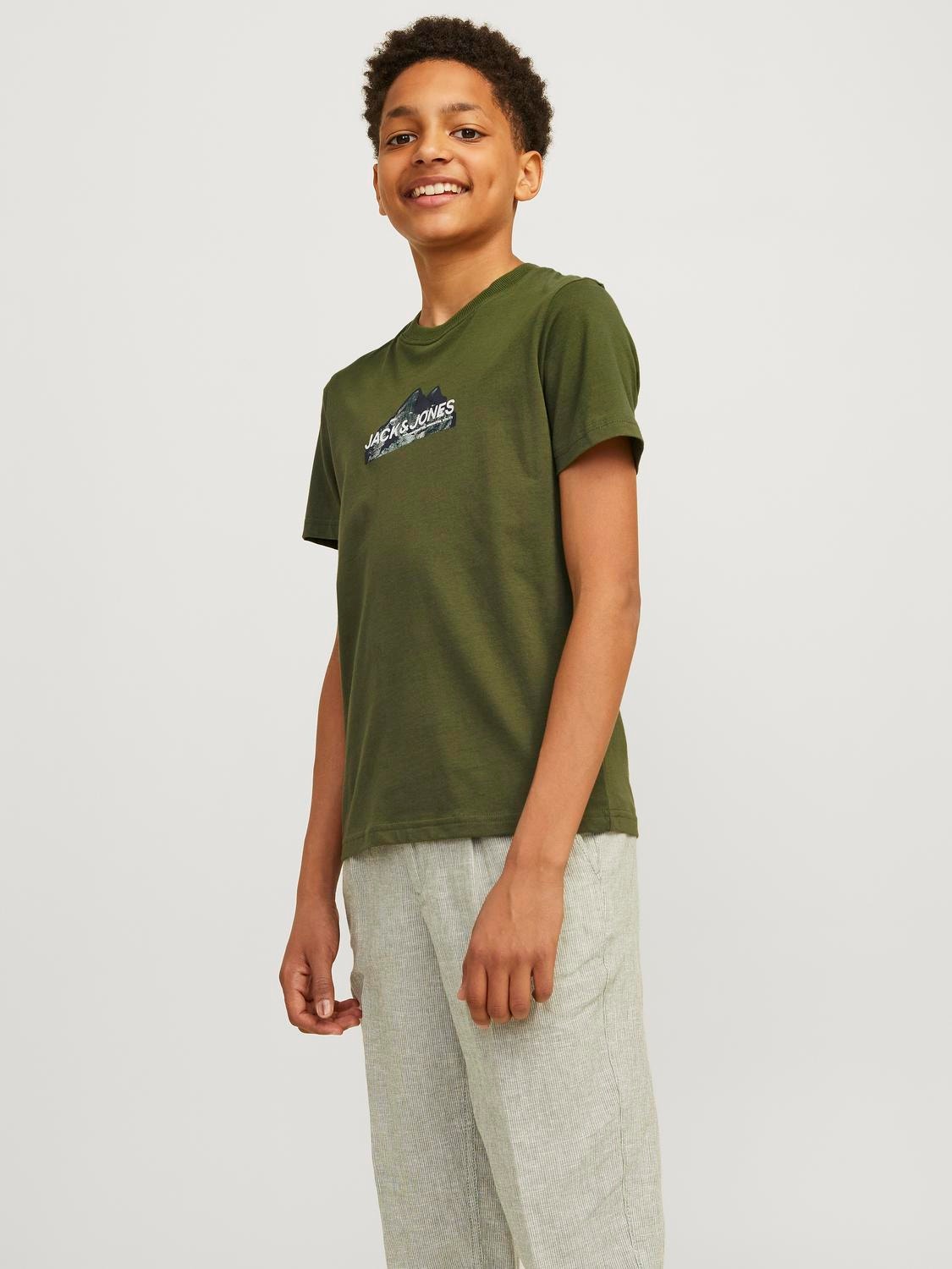 Jack & Jones Logo T-särk Mini -Cypress - 12263388