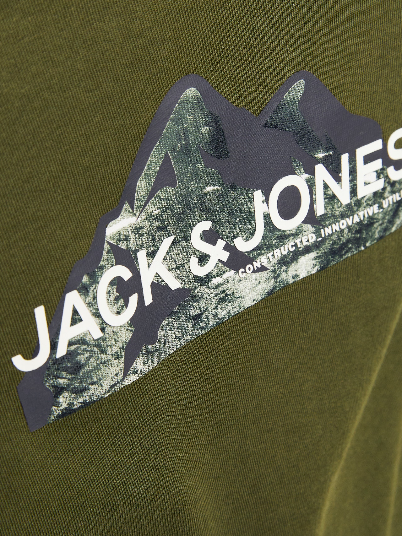 Jack & Jones Minipituinen Logo T-paita -Cypress - 12263388