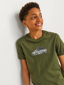 Jack & Jones Hagyományos Kerek nyak Mini Póló -Cypress - 12263388