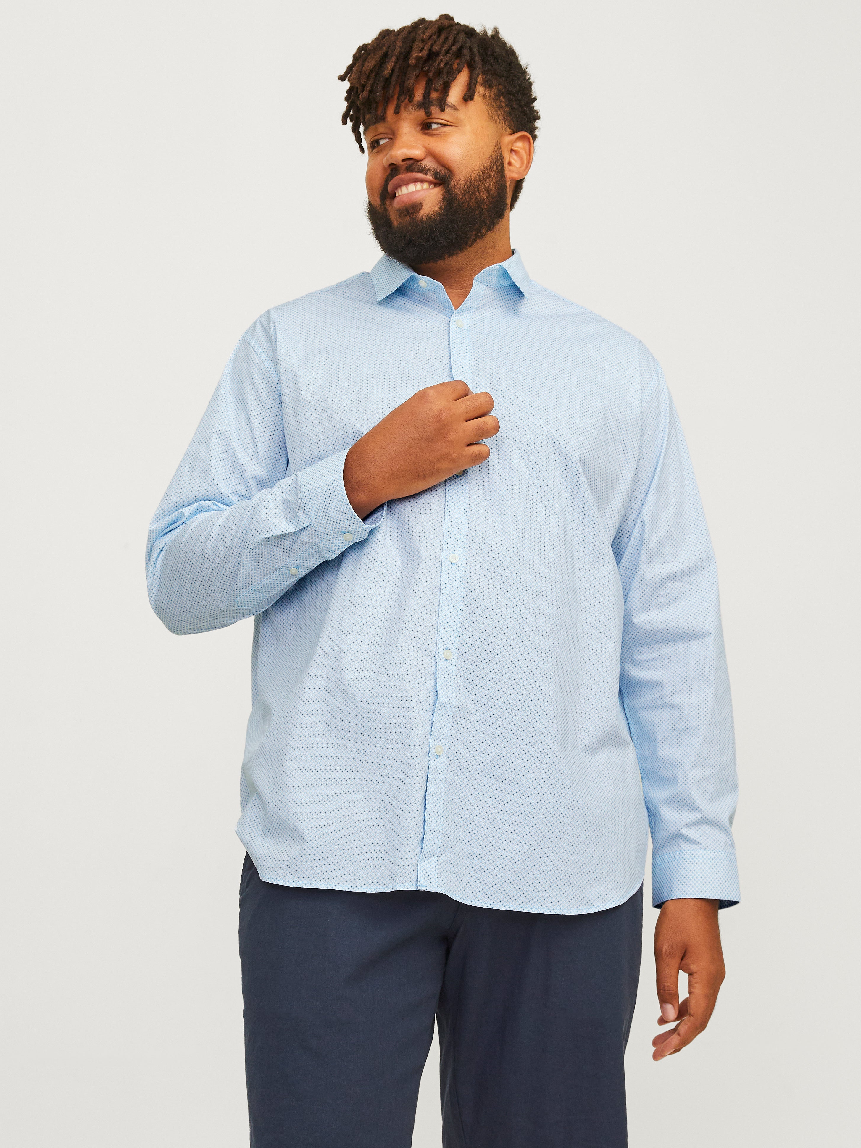 Jack & Jones Plus Size Loose Fit Skjorta - 12263445