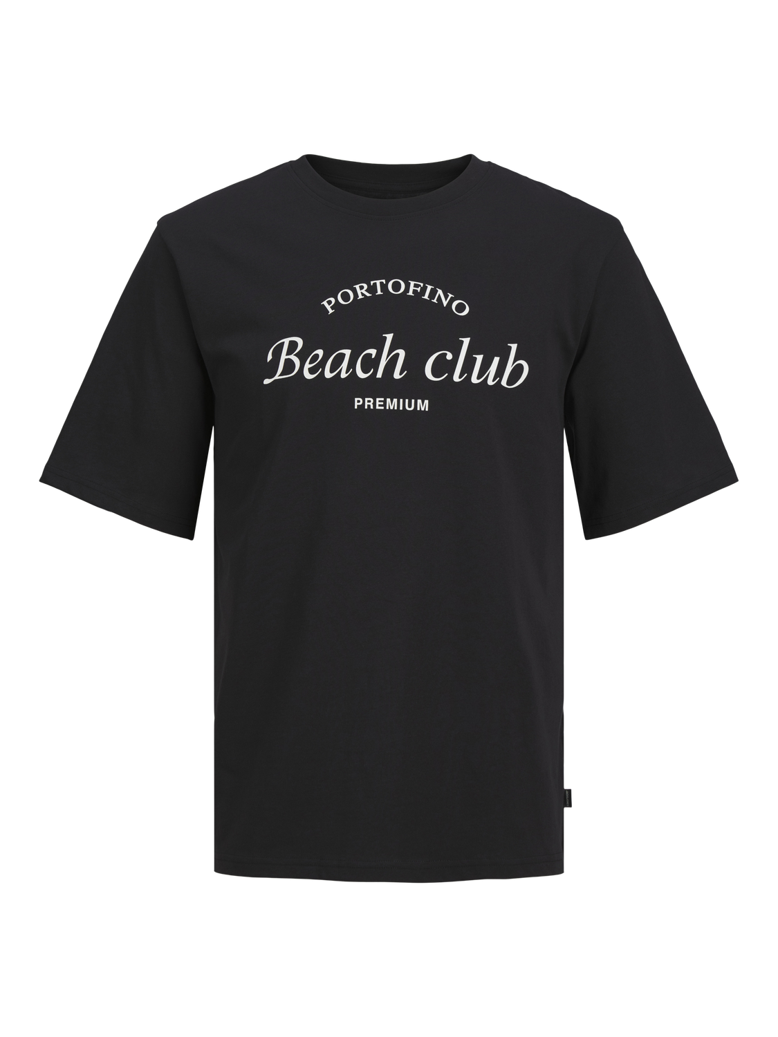 Jack & Jones Nadruk Okrągły dekolt T-shirt -Black Onyx - 12263519