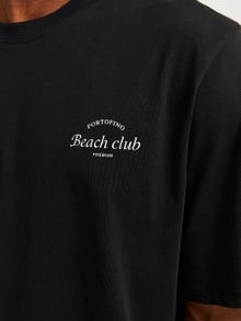 Jack & Jones Gedrukt Ronde hals T-shirt -Black Onyx - 12263520