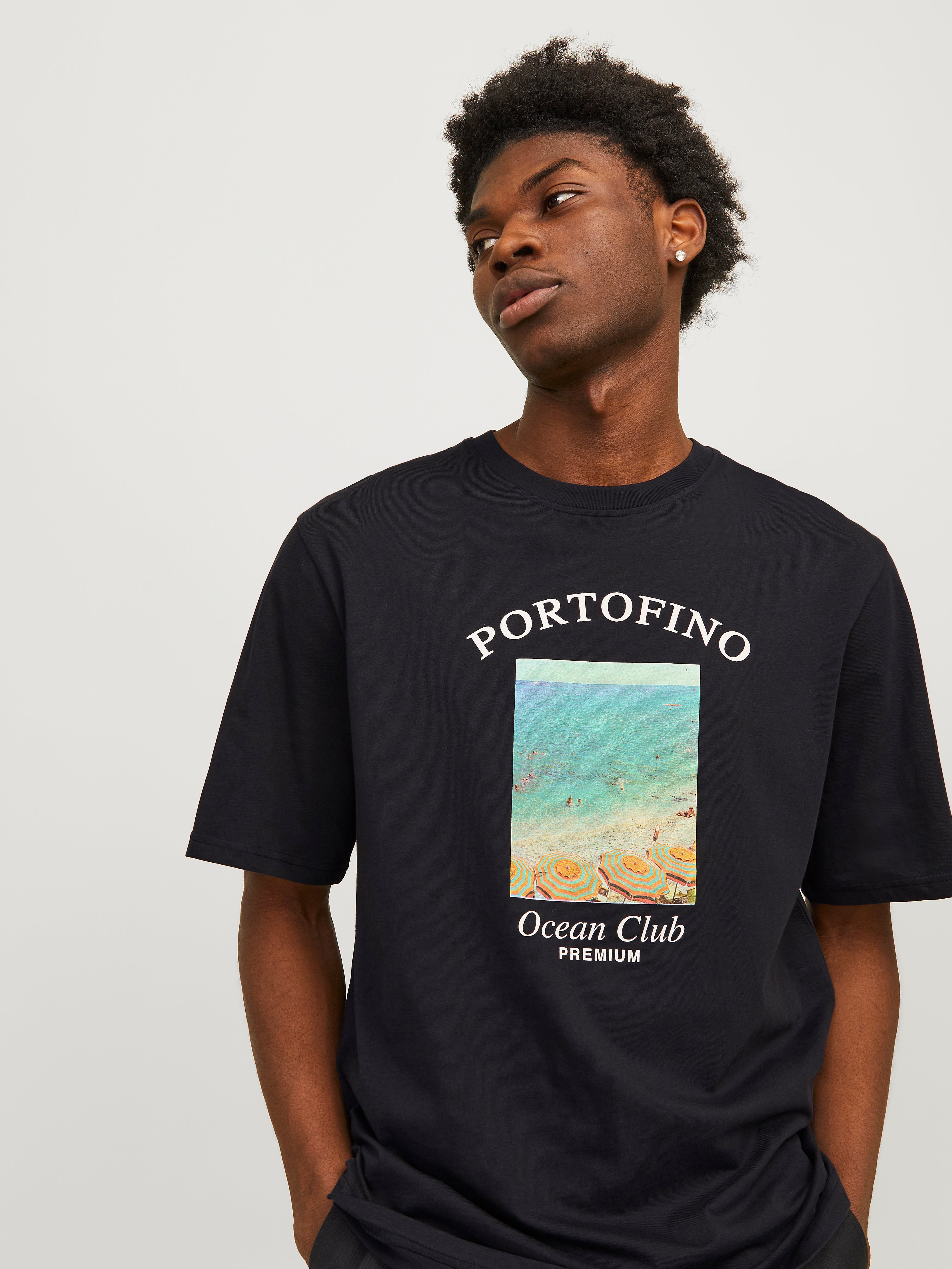 Jack & Jones Printet Crew neck T-shirt - 12263521