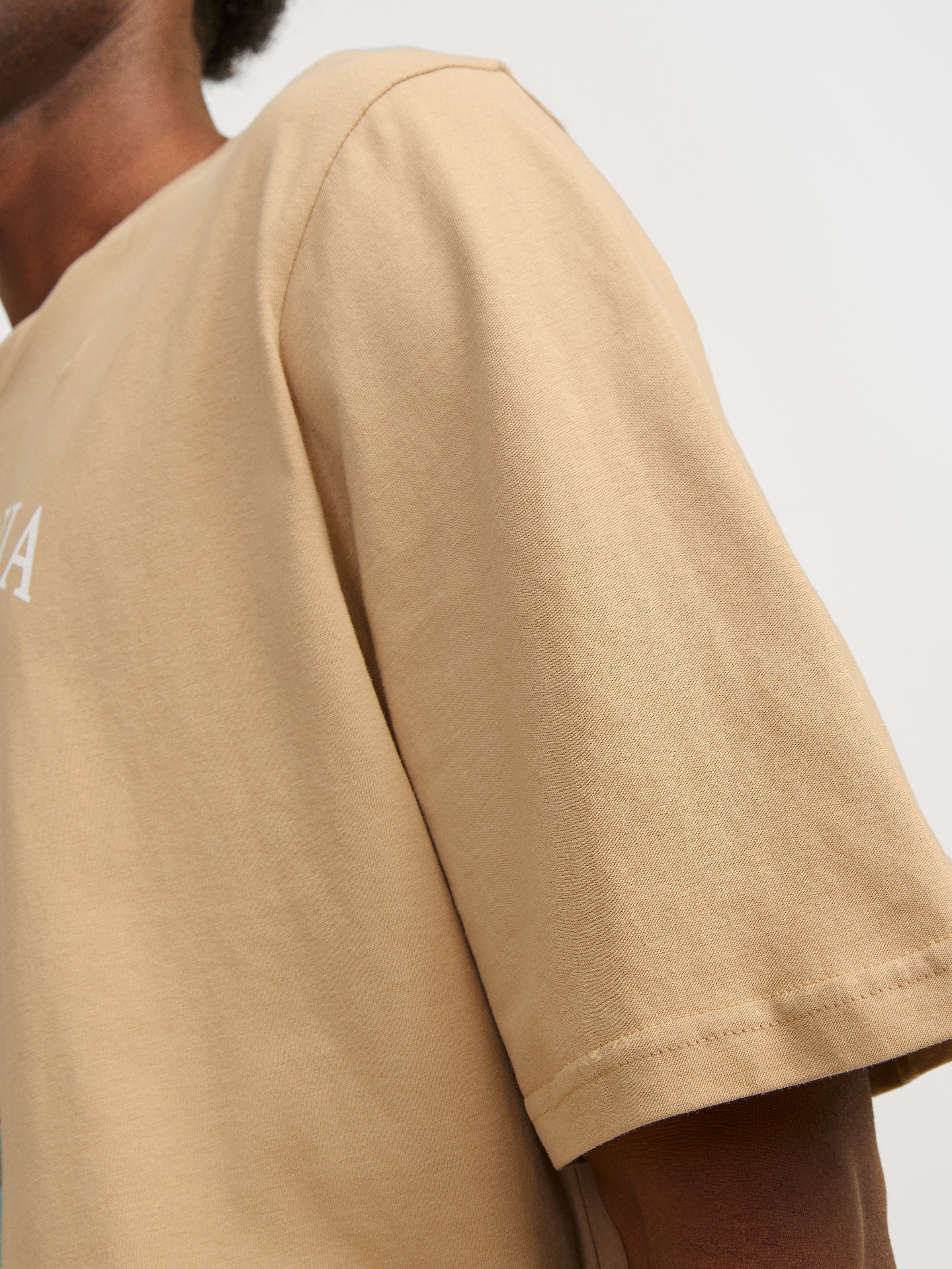 Printed T-shirt | Beige | Jack & Jones®