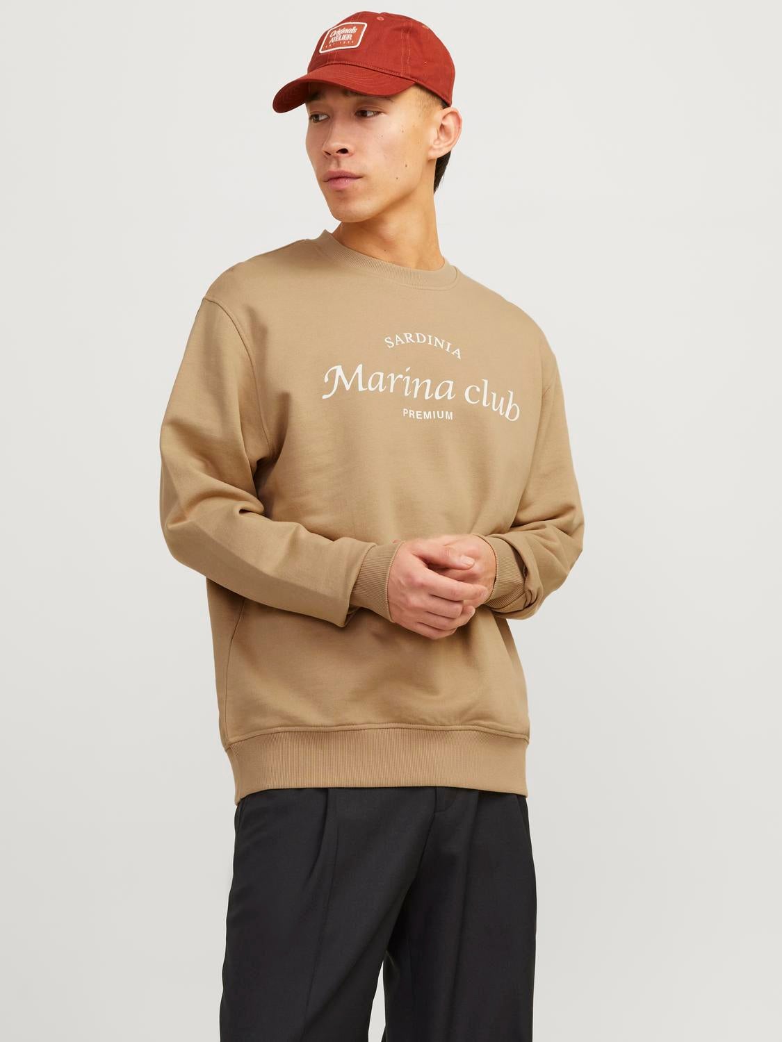 Gedruckt Sweatshirt