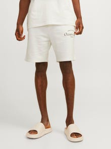 Jack & Jones Loose Fit Sweatstof shorts -Egret - 12263523