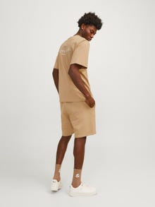 Jack & Jones Loose Fit Kraťasy na potění -Travertine - 12263523