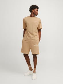 Jack & Jones Loose Fit Kraťasy na potění -Travertine - 12263523