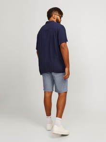 Jack & Jones Plius Siaurėjantis kirpimas Chino šortai -Faded Denim - 12263559