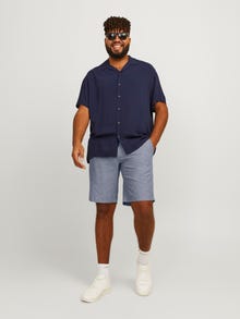 Jack & Jones Plius Siaurėjantis kirpimas Chino šortai -Faded Denim - 12263559