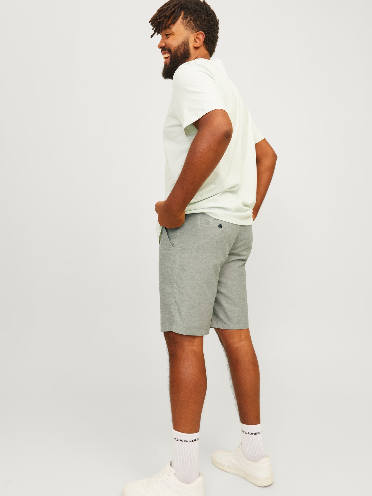 Jack & Jones Plus Size Tapered Fit Chino shorts -Deep Lichen Green - 12263559