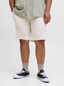 Jack & Jones Plus Size Tapered Fit Chino shorts -Feather Gray - 12263559
