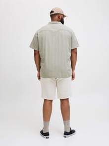 Jack & Jones Plus Size Tapered Fit Chino shorts -Feather Gray - 12263559