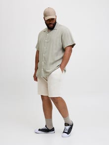 Jack & Jones Plus Size Tapered Fit Chino shorts -Feather Gray - 12263559