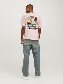 Jack & Jones Trükitud Ümmargune kaelus T-särk -Fairy Tale - 12263606