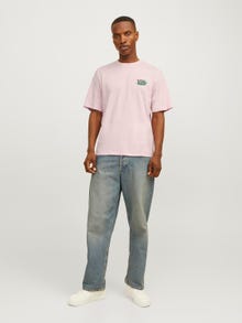 Jack & Jones Trükitud Ümmargune kaelus T-särk -Fairy Tale - 12263606