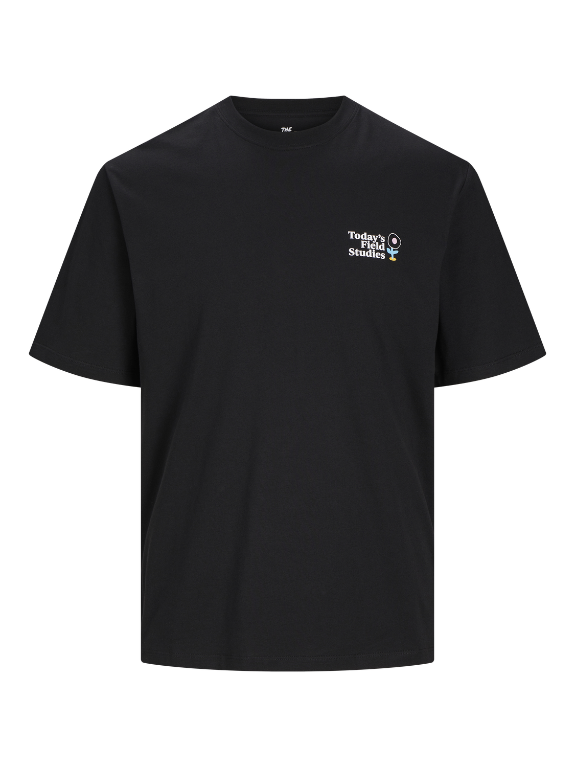 Jack & Jones T-shirt Estampar Decote Redondo -Black - 12263606