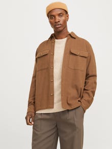 Jack & Jones Sobrecamisa Corte comfort -Tobacco Brown - 12263645