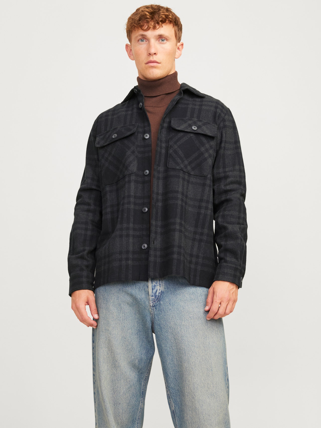 JACK & JONES Jjecharge Overshirt Ls Noos, duffeltas, L JACK & JONES Jjecharge Overshirt Ls Noos, duffeltas, L
