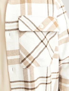 Jack & Jones Comfort Fit Overshirt -Cloud Dancer - 12263647