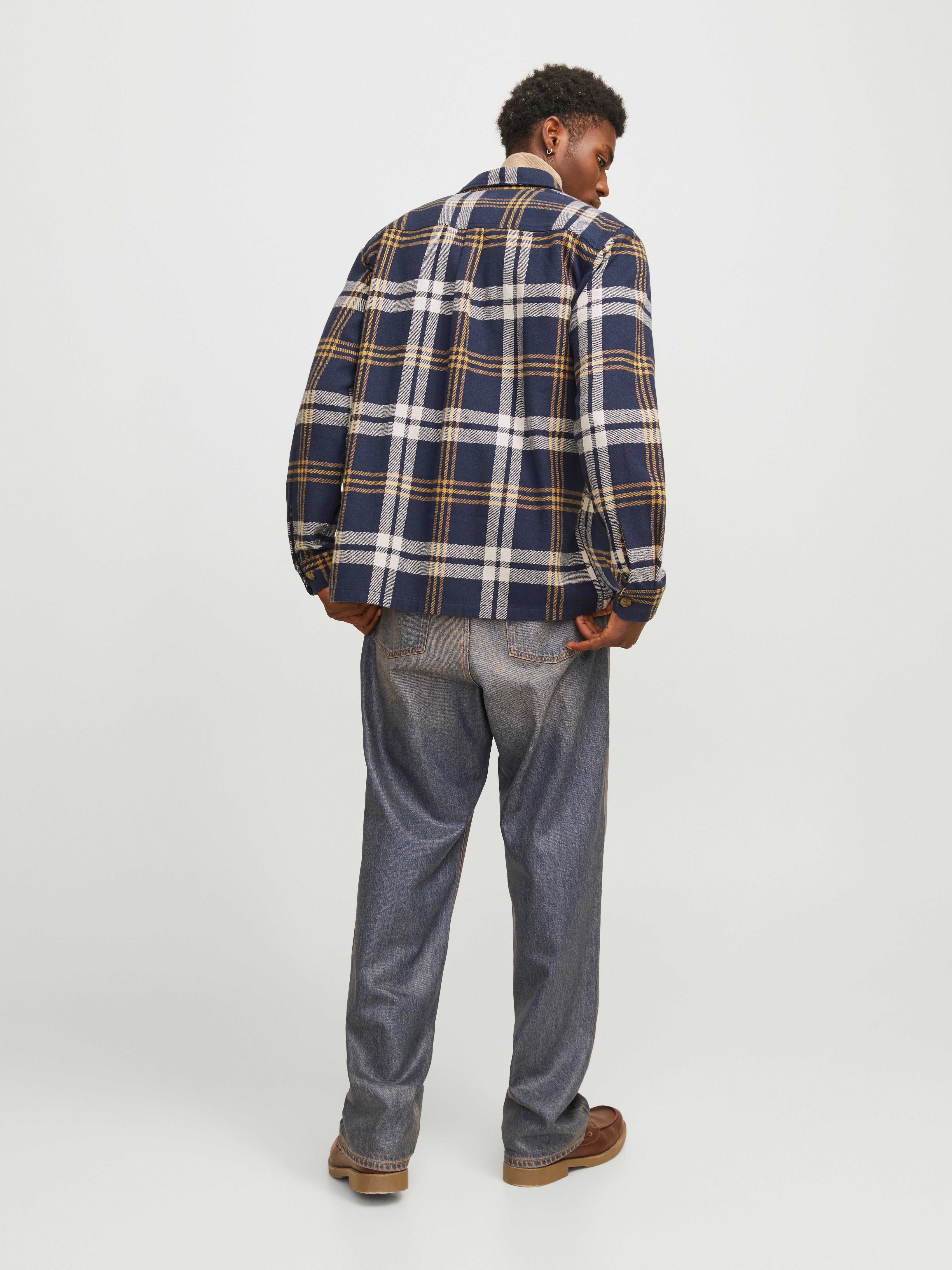 Comfort Fit Overshirt | Dark Blue | Jack & Jones®