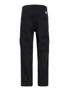 Jack & Jones Krój wide leg Spodnie bojówki -Black - 12263828